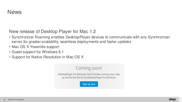 Citrix Desktop Player For Mac Download